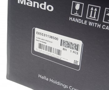2 599 р. Амортизатор HYUNDAI Sonata EF (98-) задний левыйправый газовый (чашка вверху) MANDO MANDO ex5531138500  с доставкой в г. Воронеж. Увеличить фотографию 4