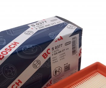 699 р. Фильтр воздушный ЛАДА Largus RENAULT Logan (12-) (8кл.) BOSCH BOSCH f026400377  с доставкой в г. Воронеж. Увеличить фотографию 2