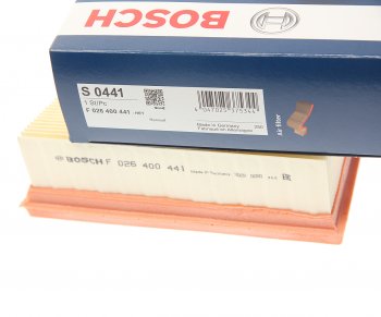 799 р. Фильтр воздушный RENAULT Megane 2 (03-),Scenic 2 (03-),Grand Scenic 2 (04-) BOSCH BOSCH f026400441 BOSCH f026400441  с доставкой в г. Воронеж. Увеличить фотографию 2