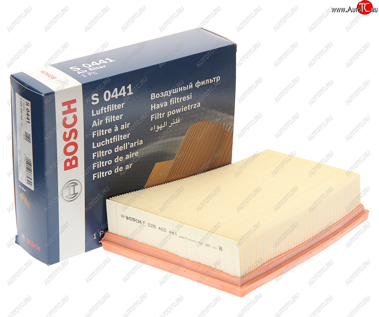 799 р. Фильтр воздушный RENAULT Megane 2 (03-),Scenic 2 (03-),Grand Scenic 2 (04-) BOSCH BOSCH f026400441 BOSCH f026400441  с доставкой в г. Воронеж