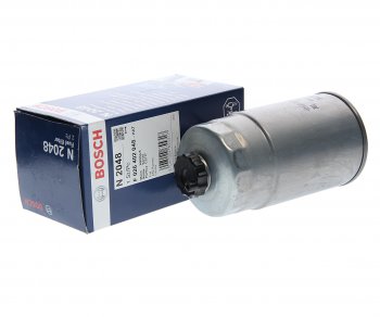 1 769 р. Фильтр топливный HYUNDAI Verna,Getz,Starex H-1,Matrix,Santa Fe (дв.В4CB) (CRDI) BOSCH BOSCH f026402048 BOSCH f026402048  с доставкой в г. Воронеж. Увеличить фотографию 2