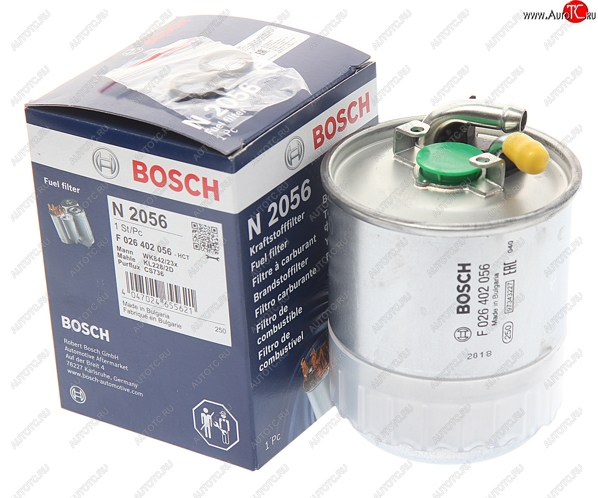 2 099 р. Фильтр топливный MERCEDES C (W203) (05-) BOSCH BOSCH f026402056  с доставкой в г. Воронеж