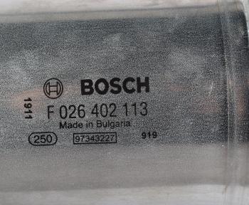 3 099 р. Фильтр топливный LAND ROVER Discovery 3,Range Rover BOSCH BOSCH f026402113 BOSCH f026402113  с доставкой в г. Воронеж. Увеличить фотографию 3