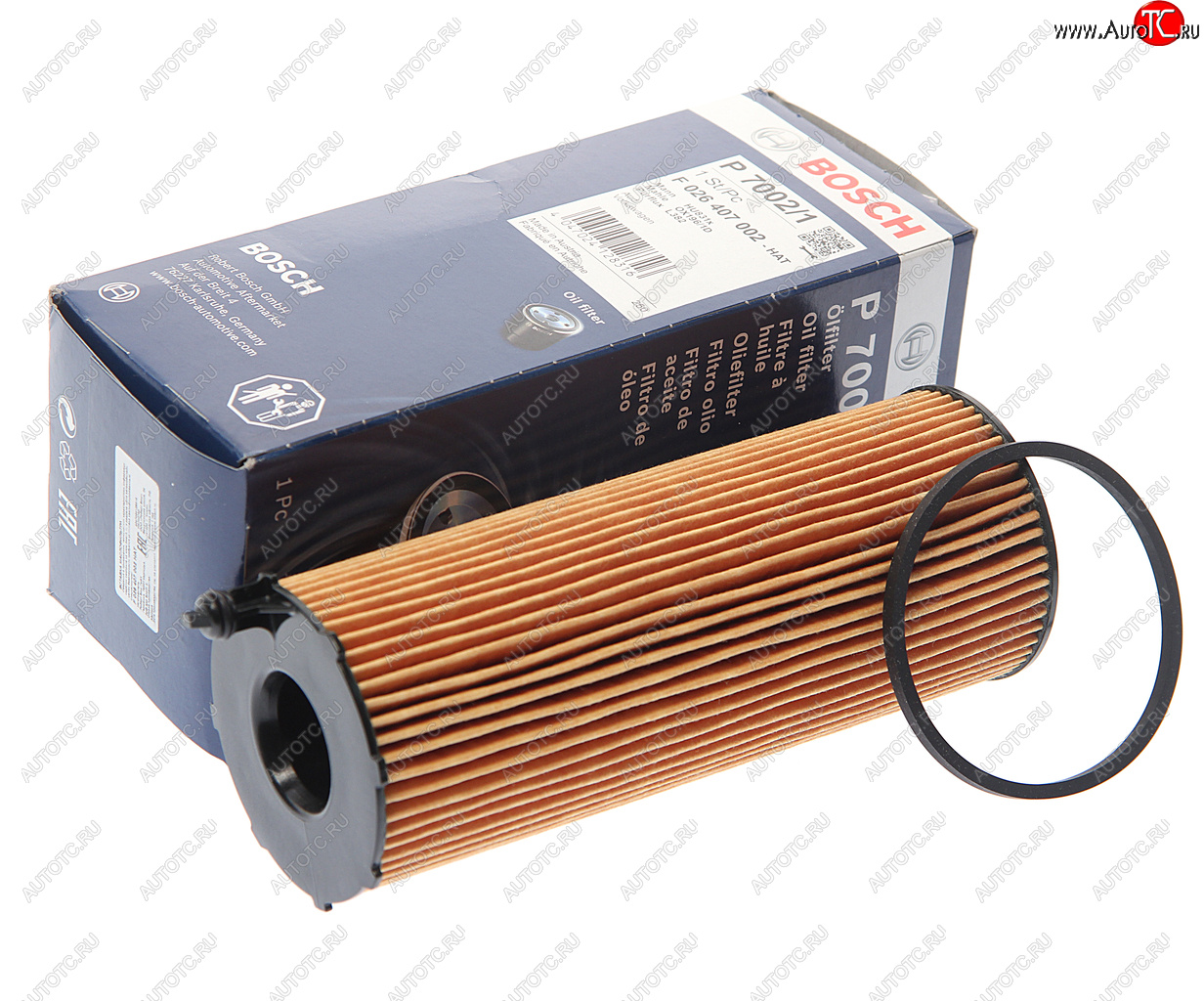1 099 р. Фильтр масляный VW Touareg (03-07),Phaeton (02-15) AUDI A4 (05-12) BOSCH BOSCH f026407002  с доставкой в г. Воронеж