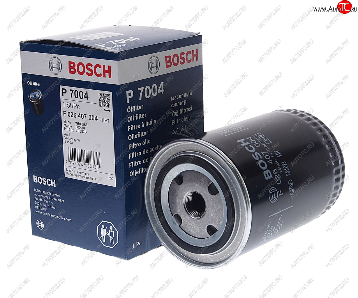 1 199 р. Фильтр масляный VW Passat AUDI A4 (99-05) SKODA Superb (02-08) BOSCH BOSCH f026407004  с доставкой в г. Воронеж
