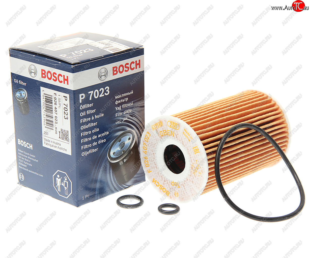 399 р. Фильтр масляный VW Golf 5,Tiguan,Passat AUDI A3 BOSCH BOSCH f026407023 BOSCH f026407023  с доставкой в г. Воронеж