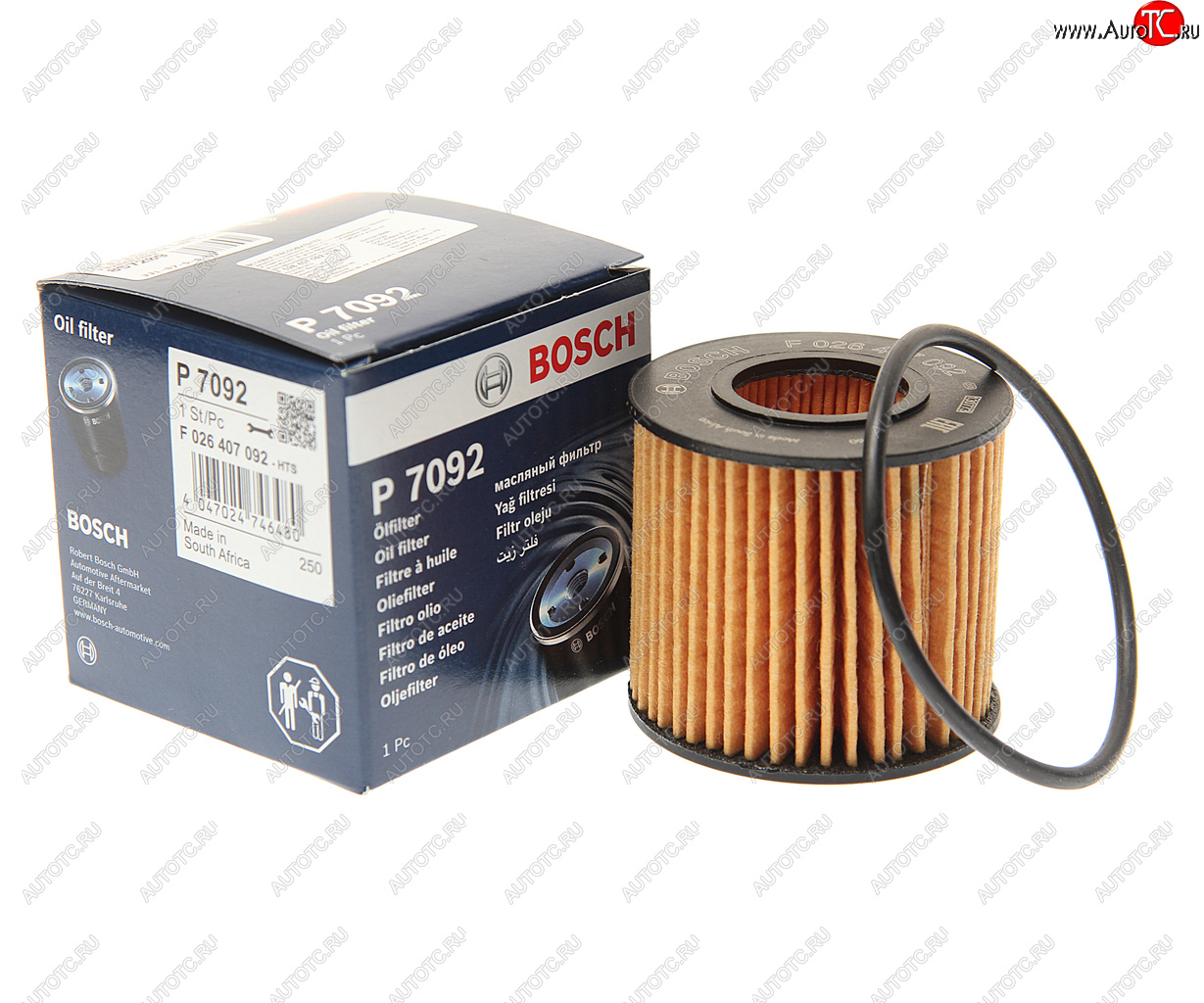 479 р. Фильтр масляный TOYOTA Auris,Corolla (09-) (1.6),Avensis (09-),Rav 4 BOSCH BOSCH f026407092 BOSCH f026407092  с доставкой в г. Воронеж