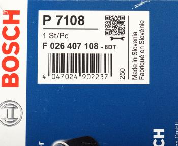 1 369 р. Фильтр масляный OPEL Combo D (12-) (1.62.0) BOSCH BOSCH f026407108  с доставкой в г. Воронеж. Увеличить фотографию 5