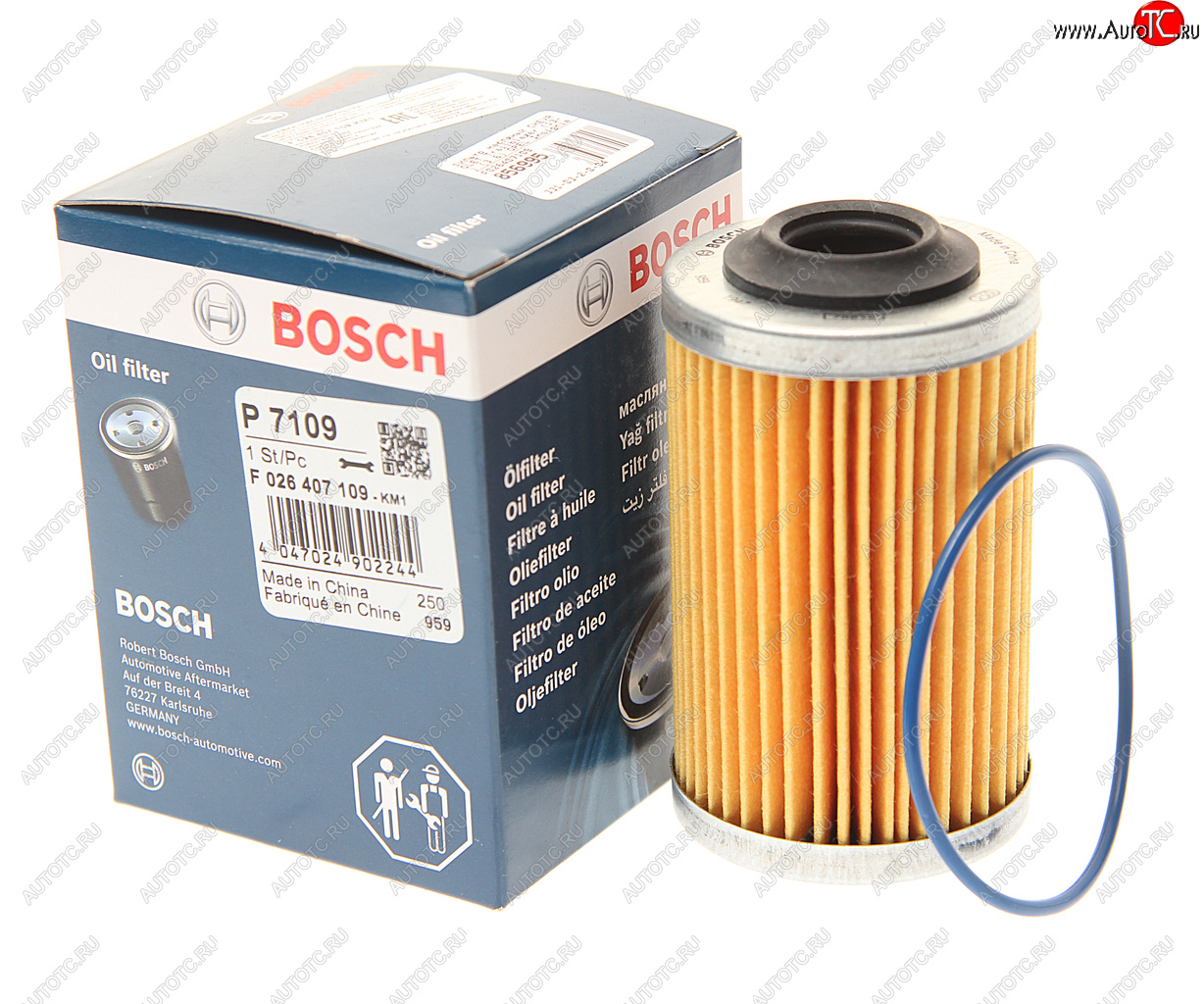 849 р. Фильтр масляный CHEVROLET Trailblazer (13-) (3.6) OPEL Insignia (08-) SAAB 9-3 (05-11) BOSCH BOSCH f026407109  с доставкой в г. Воронеж