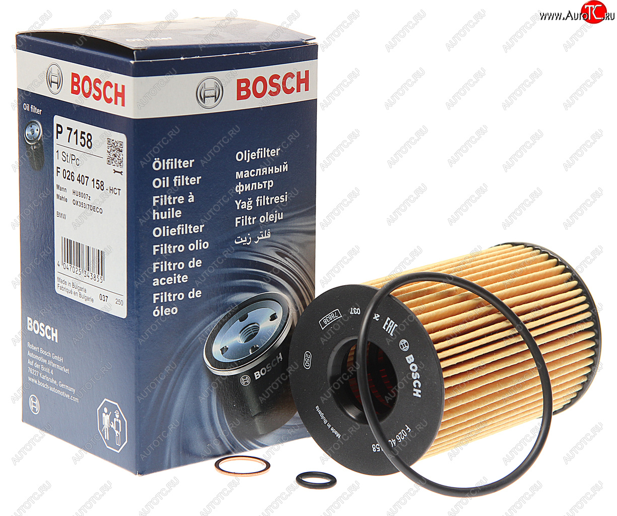 1 899 р. Фильтр масляный BMW 5 (F10),7 (F01-F04),X5 (E70),X6 (E71,E72) (4.5-6.0) BOSCH BOSCH f026407158 BOSCH f026407158  с доставкой в г. Воронеж