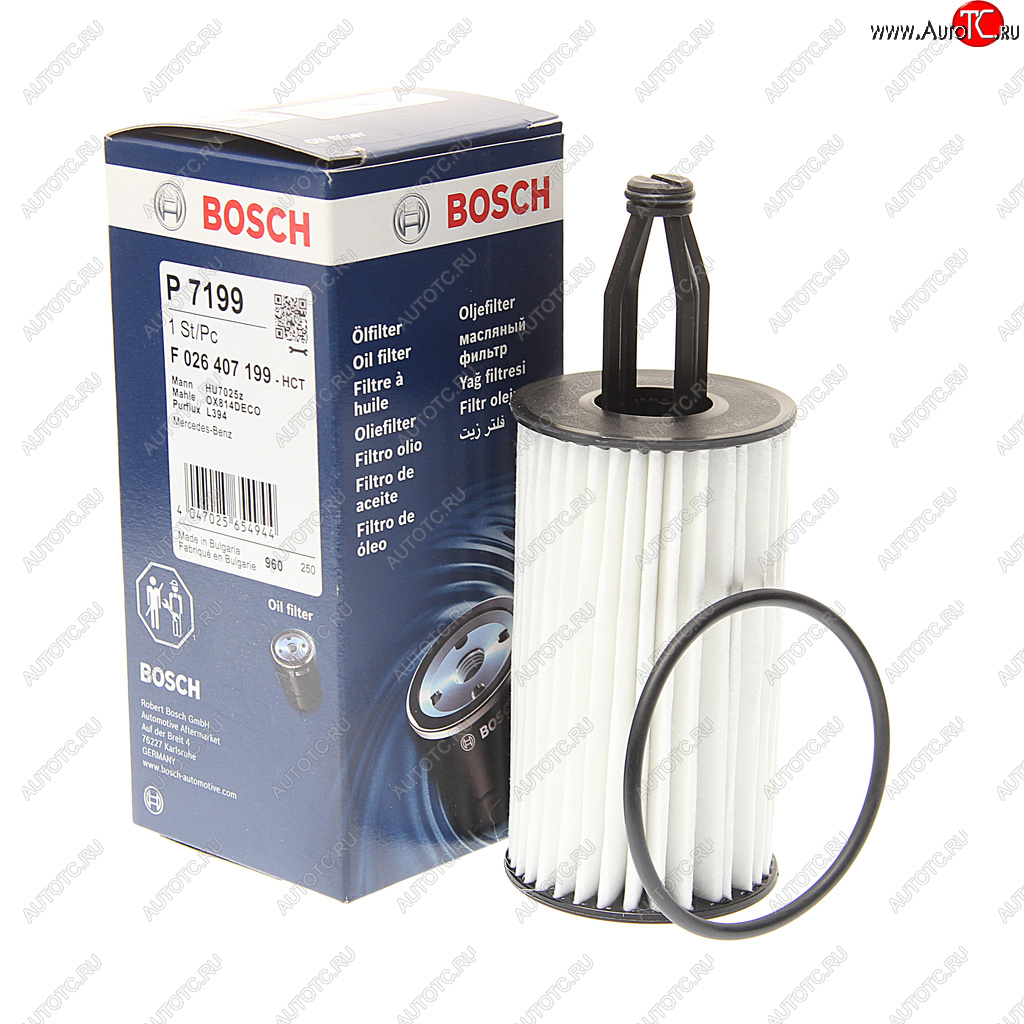 1 099 р. Фильтр масляный MERCEDES C (W203,W204) (11-) BOSCH BOSCH f026407199  с доставкой в г. Воронеж