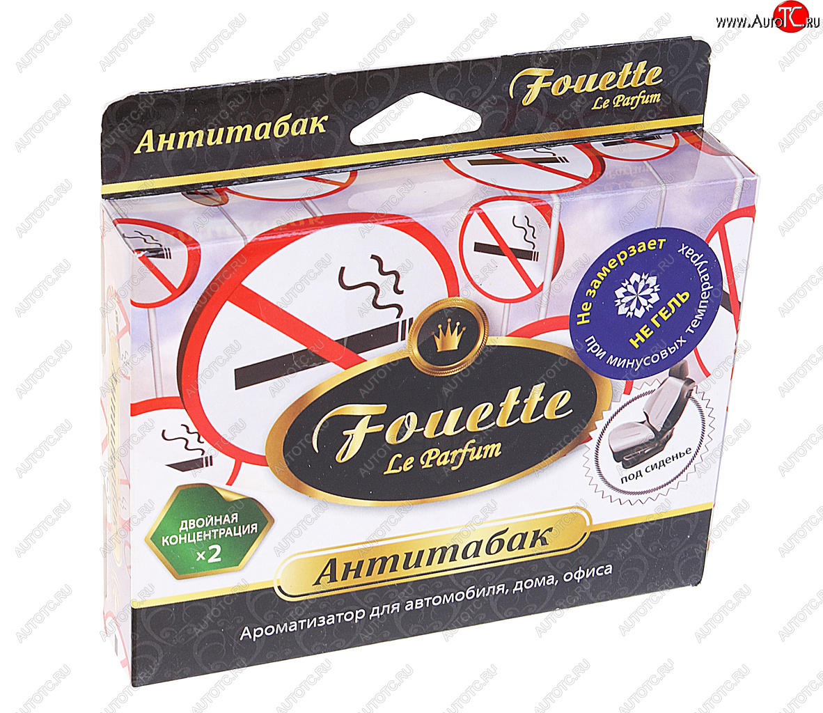 216 р. Ароматизатор под сиденье пенный (антитабак) 200г FOUETTE FOUETTE f-22  с доставкой в г. Воронеж