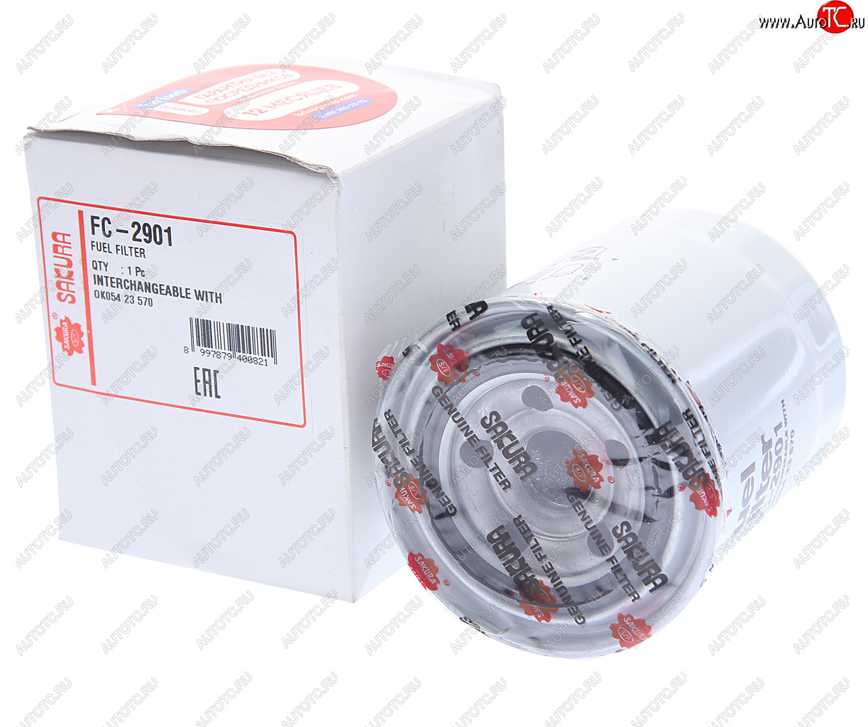 629 р. Фильтр топливный KIA Sportage SAKURA SAKURA fc2901  с доставкой в г. Воронеж