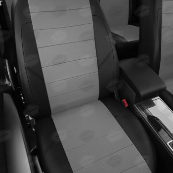 6 999 р. Авточехлы FORD Transit (15-) 3-х местный экокожа спинка целая черно-серые AVTOLIDER AVTOLIDER fd13-1003-ec02   с доставкой в г. Воронеж. Увеличить фотографию 4