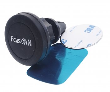Держатель телефона на дефлектор магнитный черный FAISON FAISON fh-18b black