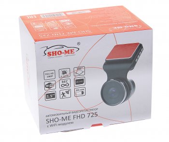 4 649 р. Видеорегистратор SHO-ME SHO-ME fhd-725 wi-fi SHO-ME fhd-725 wi-fi  с доставкой в г. Воронеж. Увеличить фотографию 4