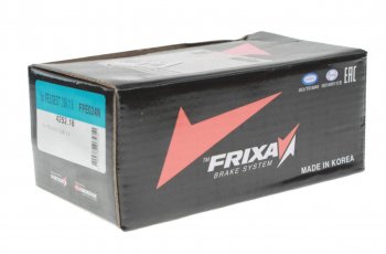 999 р. Колодки тормозные передние R16 (4шт.) HANKOOK FRIXA CITROEN Berlingo M59 рестайлинг (2002-2012)  с доставкой в г. Воронеж. Увеличить фотографию 2