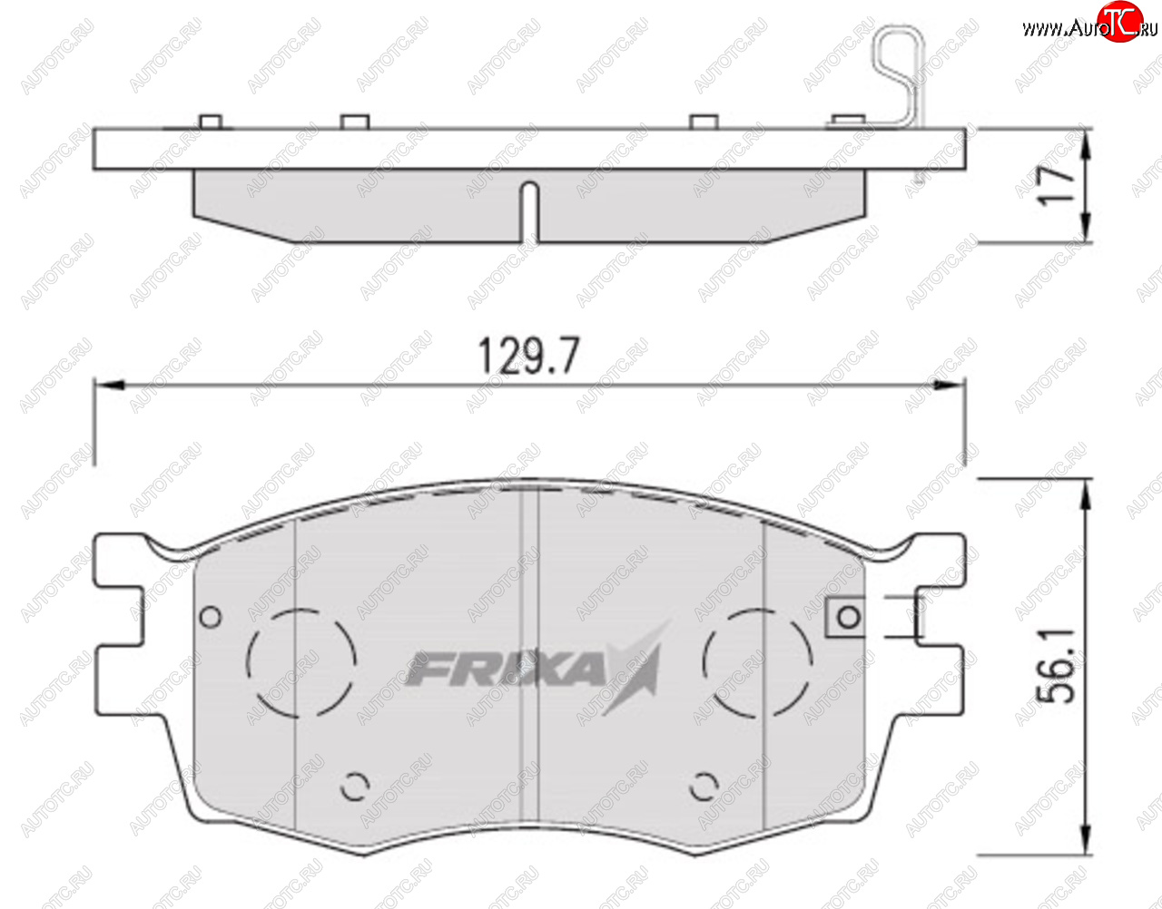 879 р. Колодки тормозные передние (4шт.) HANKOOK FRIXA  KIA Rio ( 2 JB,  3 QB,  4 FB,  4 YB) (2005-2025) дорестайлинг седан, дорестайлинг, хэтчбэк 5 дв., рестайлинг седан, рестайлинг, хэтчбэк 5 дв., дорестайлинг седан, дорестайлингхэтчбек5дв., рестайлинг седан, рестайлингхэтчбек5дв., дорестайлинг седан, дорестайлинг, хэтчбэк, рестайлинг седан, рестайлинг, хэтчбэк  с доставкой в г. Воронеж