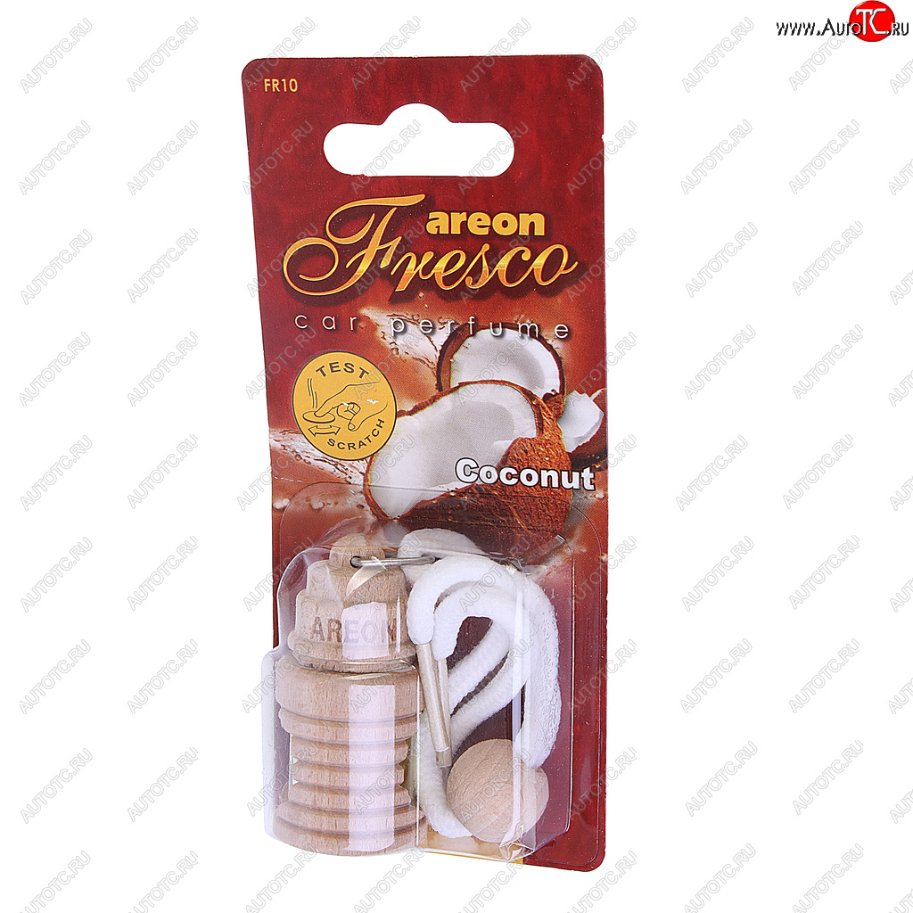 246 р. Ароматизатор подвесной жидкостный (кокос) Fresco AREON AREON fr09  с доставкой в г. Воронеж
