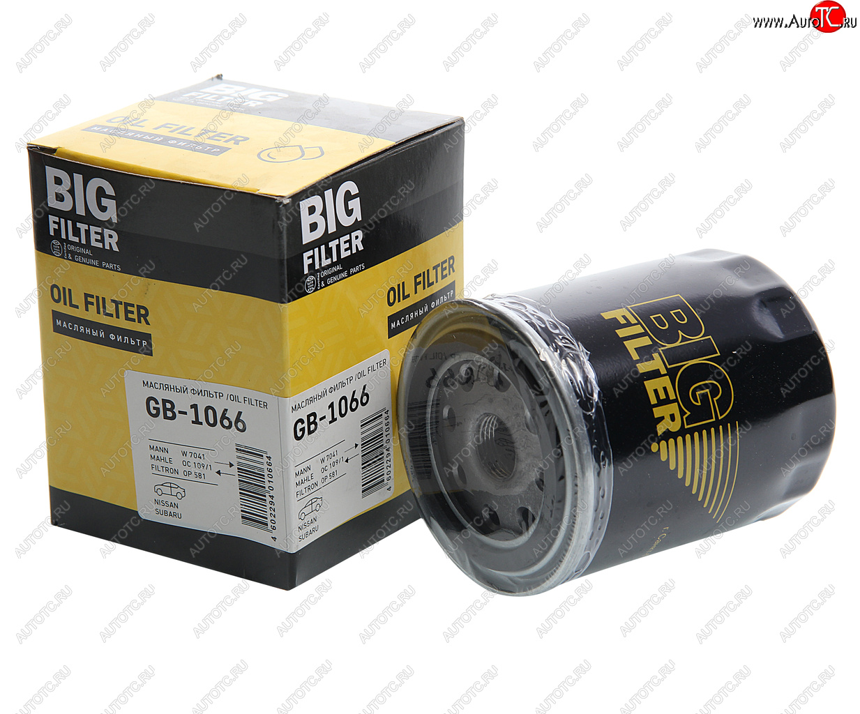 319 р. Фильтр масляный NISSAN FORD INFINITI BIG FILTER BIG FILTER gb-1066  с доставкой в г. Воронеж