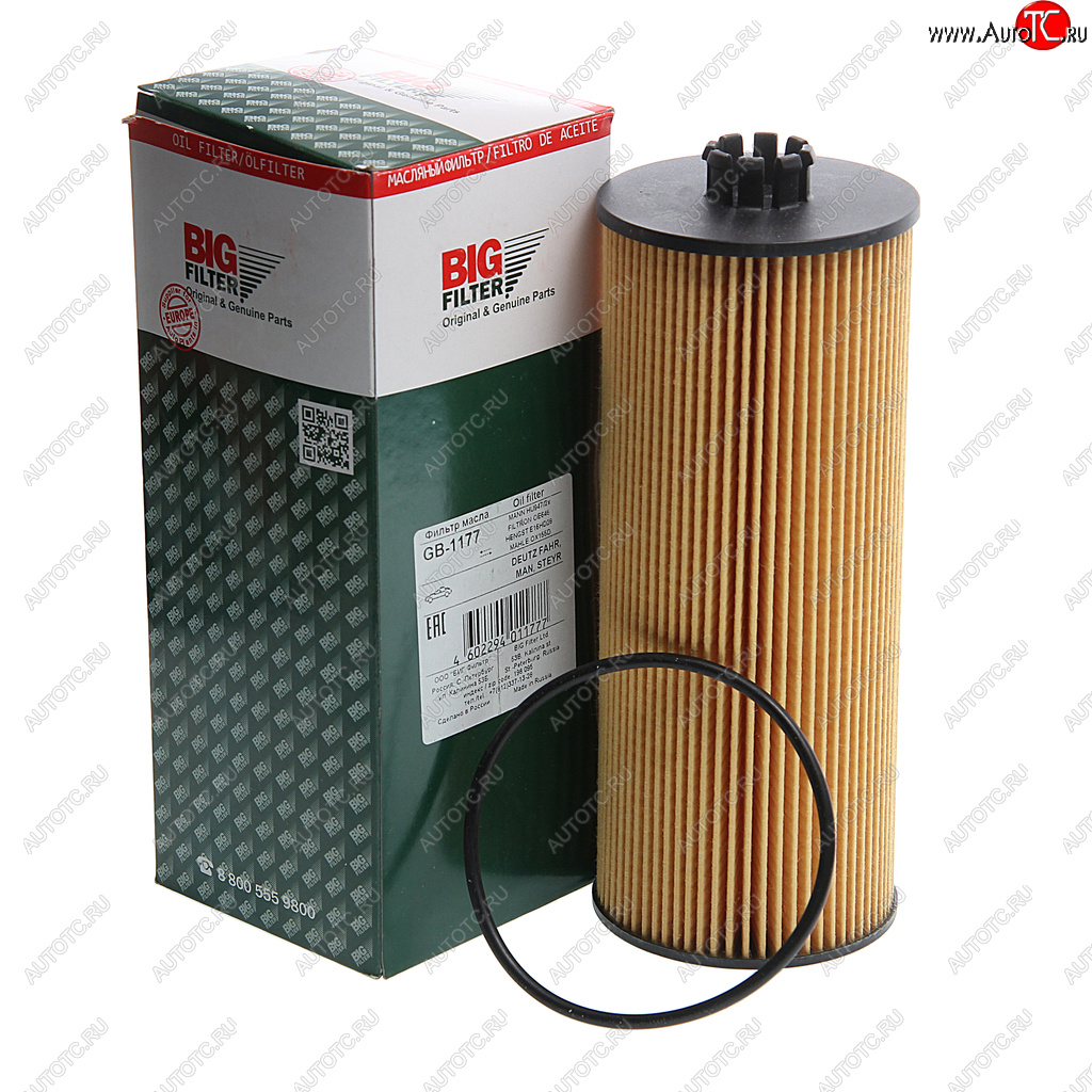 529 р. Фильтр масляный MAN TGA BIG FILTER BIG FILTER gb-1177  с доставкой в г. Воронеж