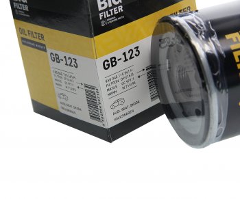399 р. Фильтр масляный VW Golf (12-),Polo (12-) AUDI A3 (12-) SEAT Leon SKODA Octavia BIG FILTER BIG FILTER gb-123  с доставкой в г. Воронеж. Увеличить фотографию 2