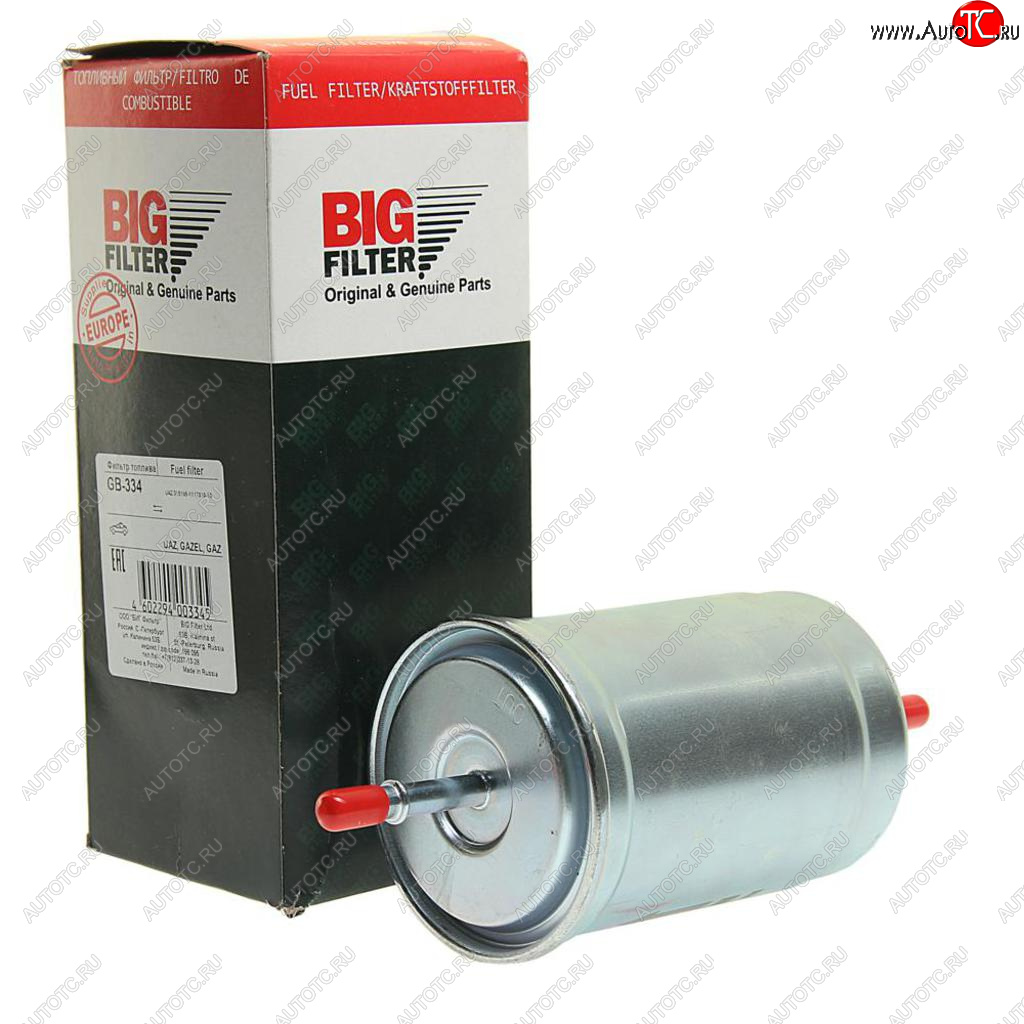 639 р. Фильтр топливный УАЗ-3163,315195 тонкой очистки (хомут)BIG FILTER BIG FILTER gb-3208pl  с доставкой в г. Воронеж
