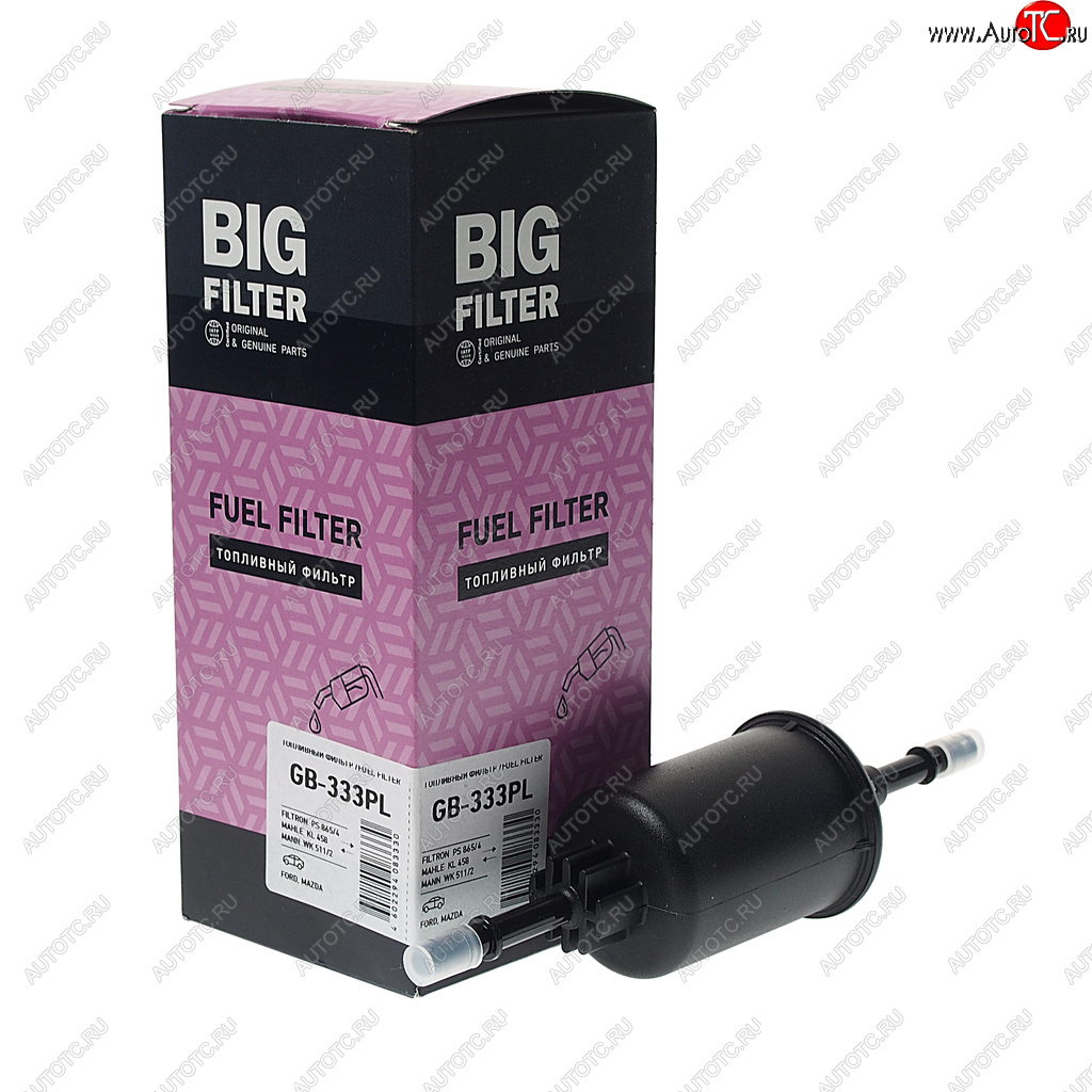 469 р. Фильтр топливный BIG FILTER BIG FILTER gb-333pl BIG FILTER gb-333pl  с доставкой в г. Воронеж