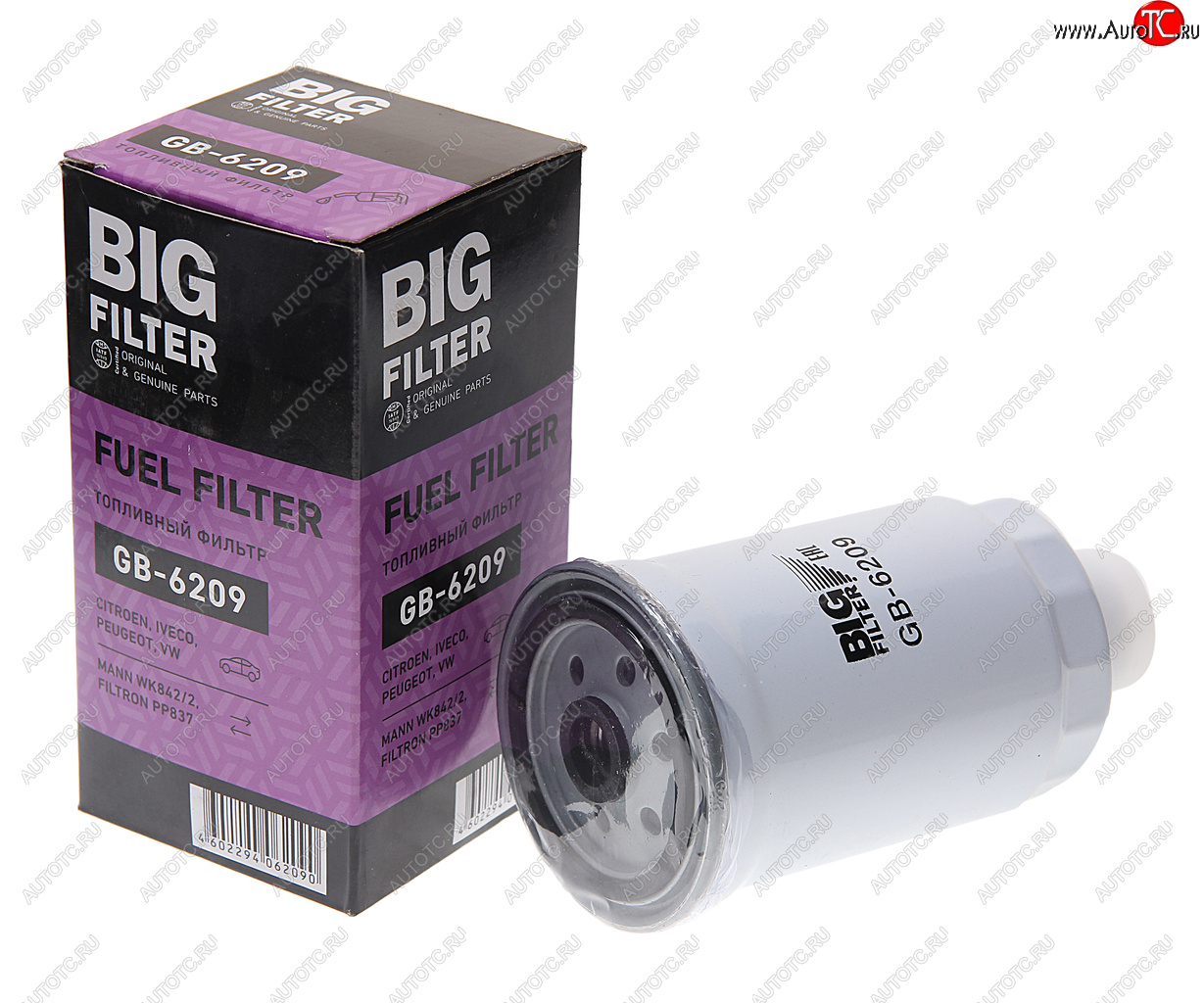 879 р. Фильтр топливный УАЗ тонкой отчистки ЗМЗ-514 (гайка) BIG FILTER BIG FILTER gb-6209  с доставкой в г. Воронеж