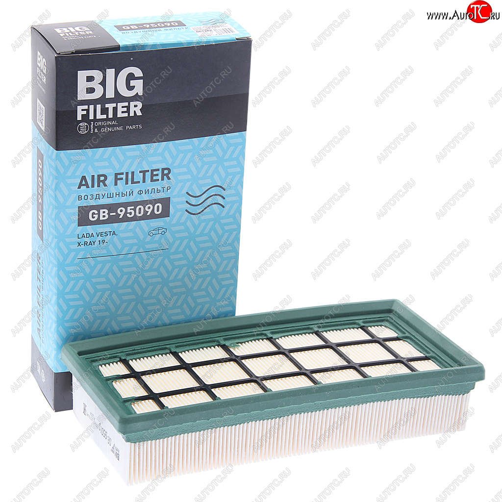969 р. Фильтр воздушный салона BIG FILTER  Лада XRAY - Веста ( 2180,  SW 2181)  с доставкой в г. Воронеж