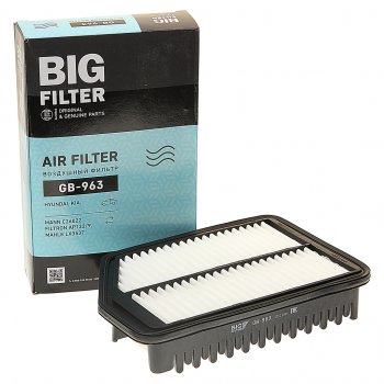 Фильтр воздушный салона BIG FILTER Hyundai (Хюндаи) Elantra (Элантра)  MD (2010-2016),  I30 (и30) ( 2 GD,  3 PD) (2011-2020), KIA (КИА) Ceed (Сид) ( 2 JD,  3 CD) (2012-2025)