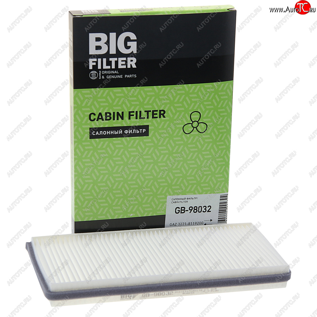 589 р. Фильтр воздушный салона BIG FILTER  ГАЗ ГАЗель  3302,Бизнес (2010-2025) 2-ой рестайлинг шасси ((новая панель))  с доставкой в г. Воронеж