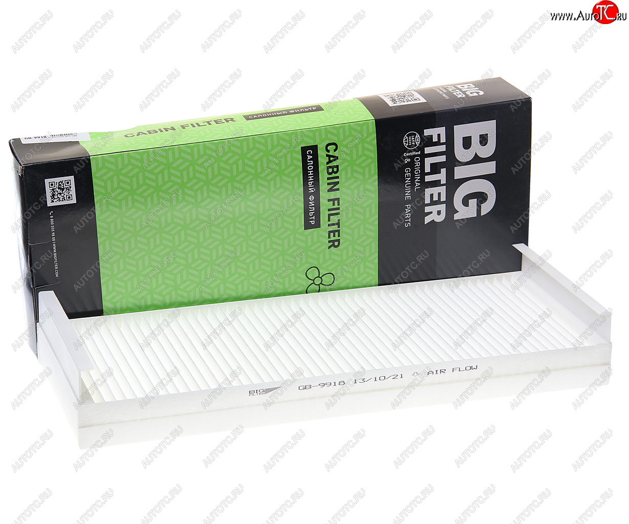 1 649 р. Фильтр воздушный салона MAN TGA,TGL,TGM BIG FILTER BIG FILTER gb-9918  с доставкой в г. Воронеж