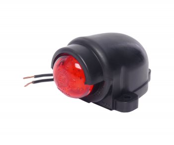 Фонарь габаритный и контурный 1224V (с козырьком, светодиод) красный ЕВРОСВЕТ ЕВРОСВЕТ гф3.19led-02
