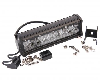 2 559 р. Балка светодиодная 1224V 54W (18 светодиодов) 235х85х65мм (ближний свет) двухрядная LED LT LED TECHNOLOGY gr9-54f  с доставкой в г. Воронеж. Увеличить фотографию 2