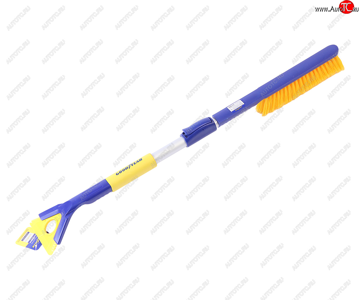 939 р. Щетка со скребком телескопическая 78-100см сине-желтая GOODYEAR GOODYEAR gy000210  с доставкой в г. Воронеж
