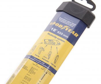 869 р. Щетка стеклоочистителя 450мм бескаркасная Multiclip Frameless GOODYEAR GOODYEAR gy000418  с доставкой в г. Воронеж. Увеличить фотографию 4
