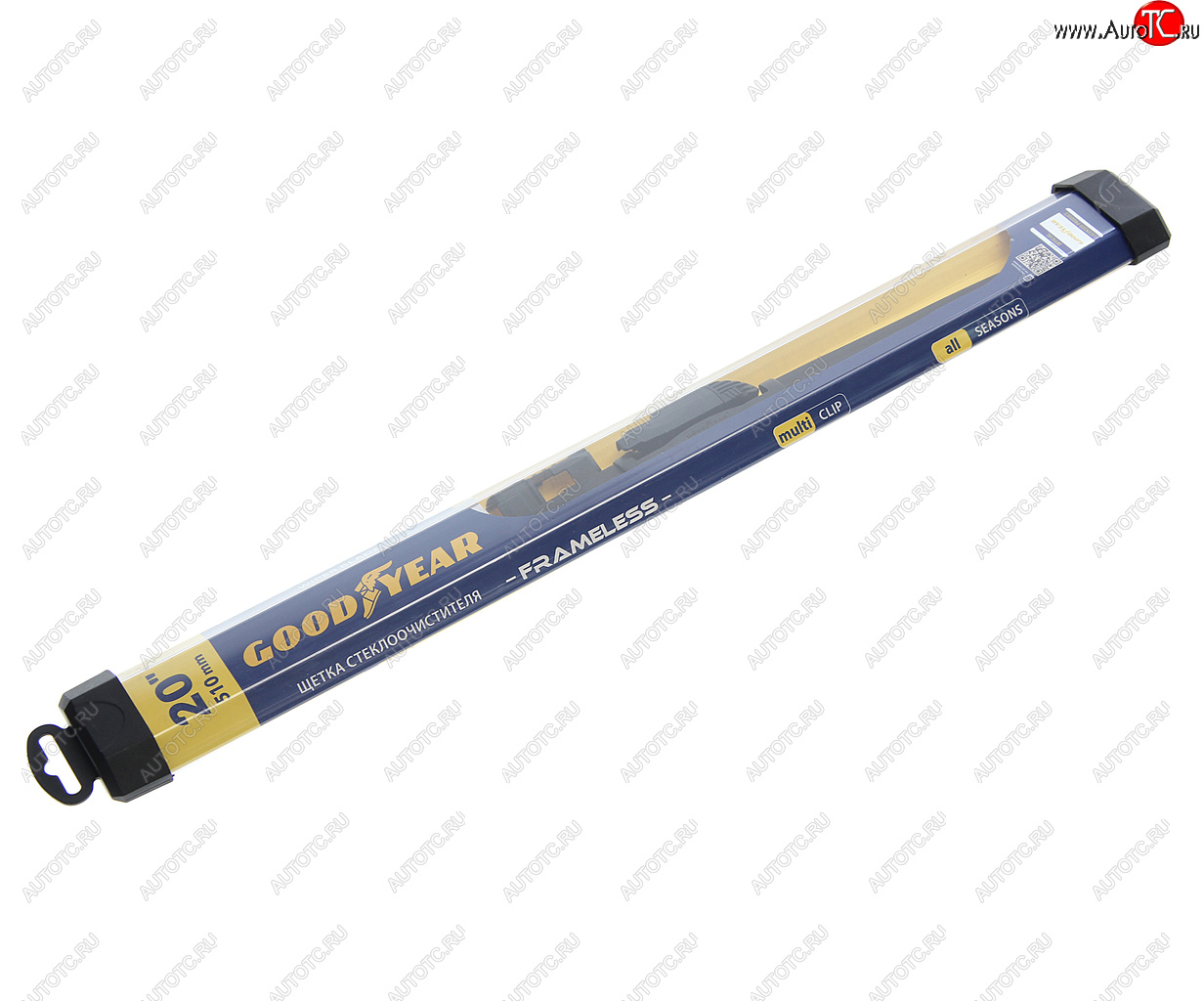 869 р. Щетка стеклоочистителя 510мм бескаркасная Multiclip Frameless GOODYEAR GOODYEAR gy000420  с доставкой в г. Воронеж