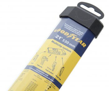 859 р. Щетка стеклоочистителя 530мм бескаркасная Multiclip Frameless GOODYEAR GOODYEAR gy000421  с доставкой в г. Воронеж. Увеличить фотографию 2