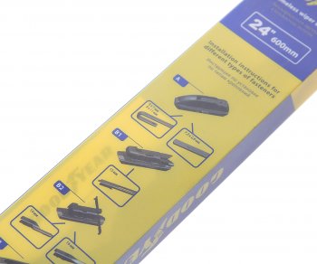 1 039 р. Щетка стеклоочистителя 600мм бескаркасная (8 адаптеров) Premium GOODYEAR GOODYEAR gy000444  с доставкой в г. Воронеж. Увеличить фотографию 3