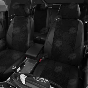 6 899 р. Авточехлы ГАЗель Next (3 высоких) экокожа-алькантара черные комплект AVTOLIDER AVTOLIDER gz30-0104-ec14  с доставкой в г. Воронеж. Увеличить фотографию 2