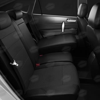 6 299 р. Авточехлы ГАЗель Next (3 высоких) экокожа-жаккард черные комплект AVTOLIDER AVTOLIDER gz30-0104-kk8  с доставкой в г. Воронеж. Увеличить фотографию 6