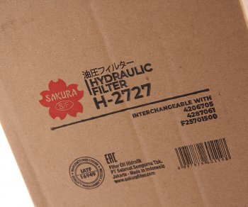 2 969 р. Фильтр гидравлический HITACHI SAKURA SAKURA h2727  с доставкой в г. Воронеж. Увеличить фотографию 4