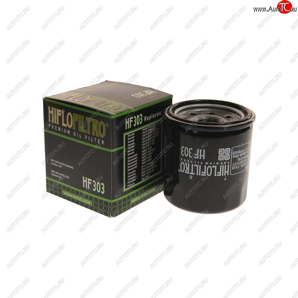 1 029 р. Фильтр масляный мото HONDA KAWASAKI YAMAHA HIFLO FILTRO HIFLO FILTRO hf303  с доставкой в г. Воронеж