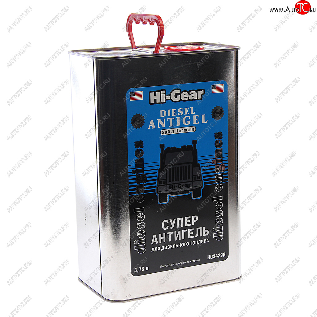 8 799 р. Антигель дизельного топлива 3.78л на 1900л HI-GEAR HI-GEAR hg3429r  с доставкой в г. Воронеж