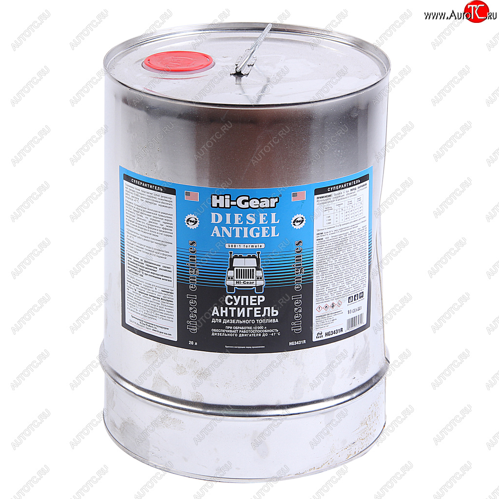 27 299 р. Антигель дизельного топлива 20л на 10000л HI-GEAR HI-GEAR hg3431r  с доставкой в г. Воронеж