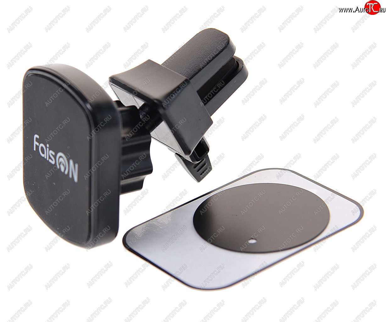 559 р. Держатель телефона на дефлектор магнитный FAISON FAISON h-k2 black  с доставкой в г. Воронеж