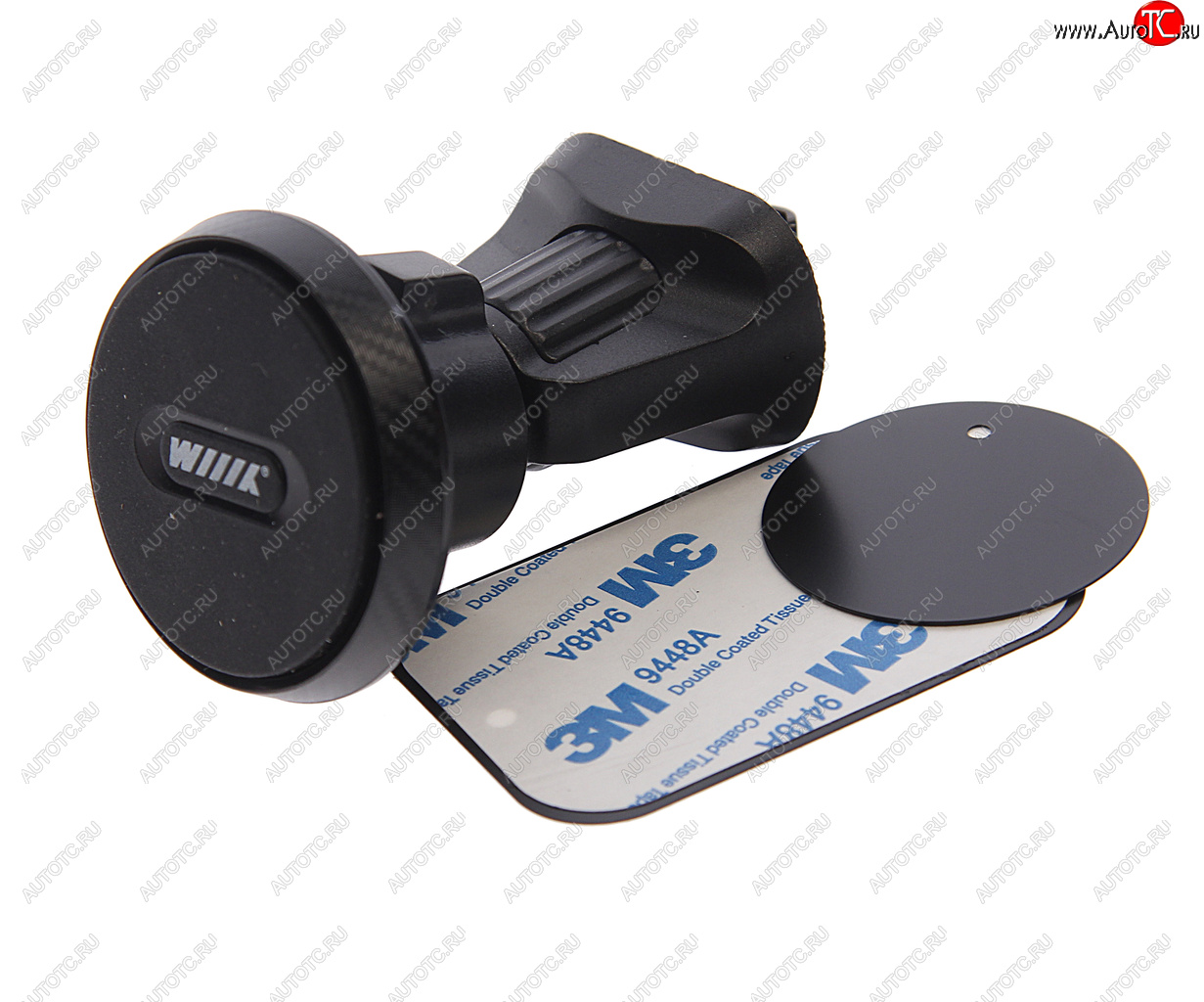 499 р. Держатель телефона на дефлектор магнитный черный WIIIX WIIIX ht-406v27mg-b  с доставкой в г. Воронеж