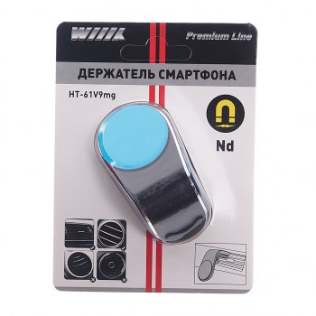 Держатель телефона на дефлектор магнитный черный WIIIX WIIIX ht-61v9mg