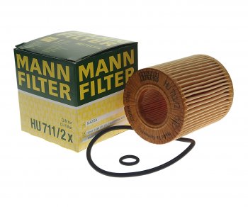 Фильтр масляный FORD Mondeo 3 (00-),4 (07-) (2.3) MAZDA 6 (02-) MANN MANN hu7112 x